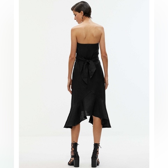 ✨Host Pick✨ Witchery Earth Chance Dress Black Size 6 - Picture 3 of 4